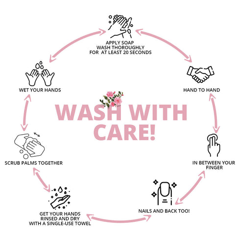 Nature & Love Liquid Hand Wash Rose - 13.5 fl oz | WBM CARE
